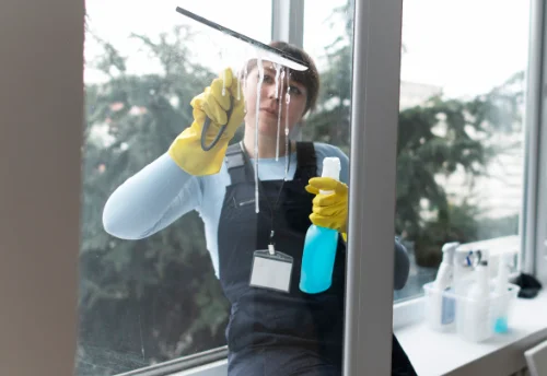 Nettoyage de vitres intérieures et extérieures à Montils